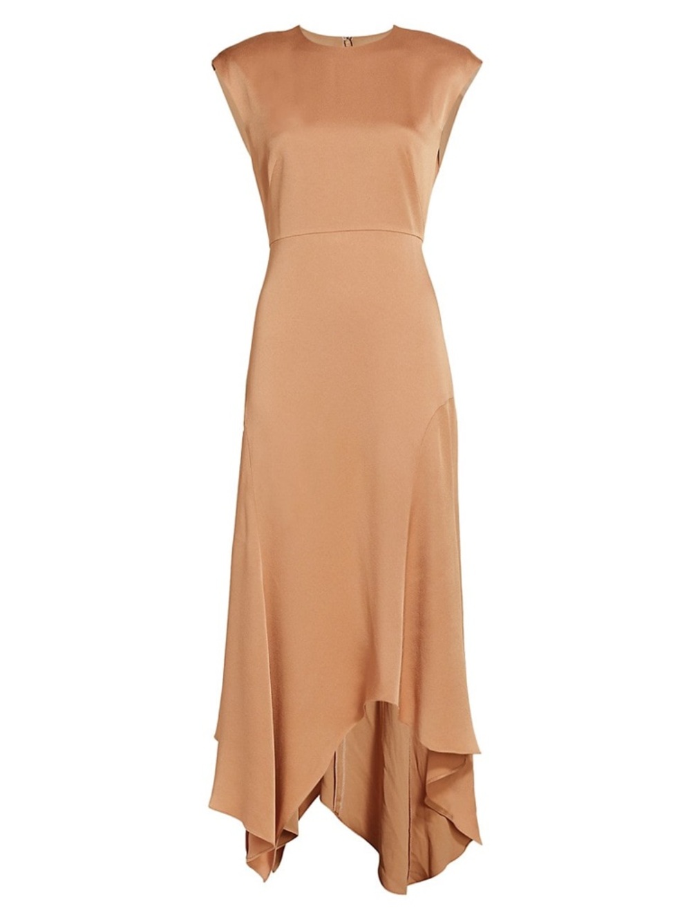🧡NWT VERONICA BEARD PEONY DRESS IN COLOR CHAI SIZE 8 - Picture 4 of 17